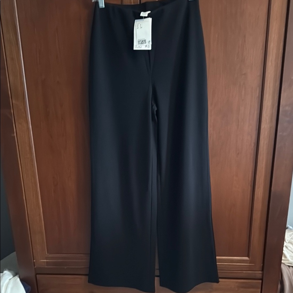 H&M Classic Black Wide Leg Pants